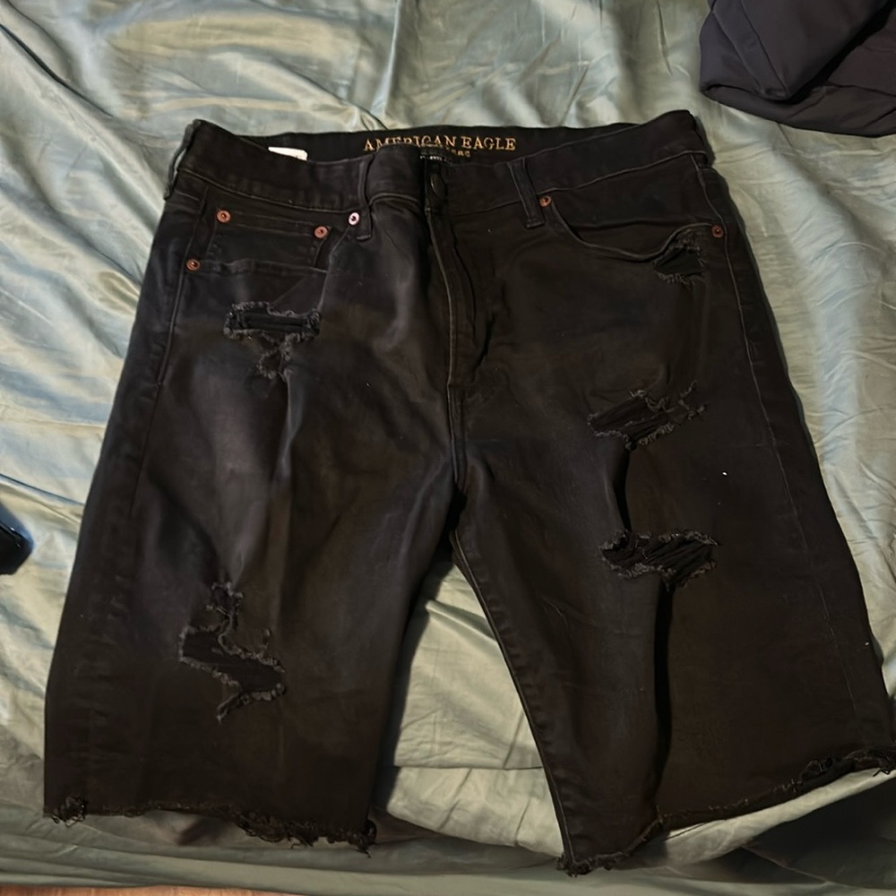 American eagle jean shorts